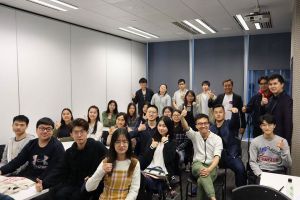 student learning english